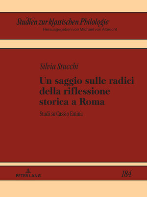 cover image of Un saggio sulle radici della riflessione storica a Roma